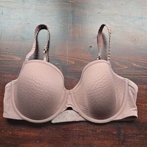 ThirdLove 34C 1/2 Classic T-Shirt Bra - Nylon Spandex - Nude/Taupe